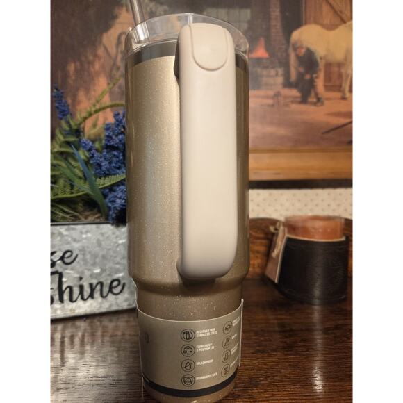 STANLEY X E.L.F. "HONEYTALKS" 30 OZ TUMBLER - Brand New! - Picture 4 of 11